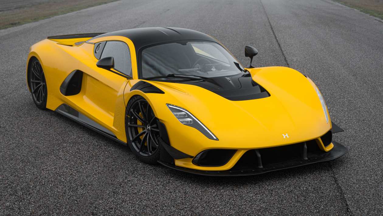 The £2.2m Hennessey Venom F5 Evolution has twice the power of a Bugatti